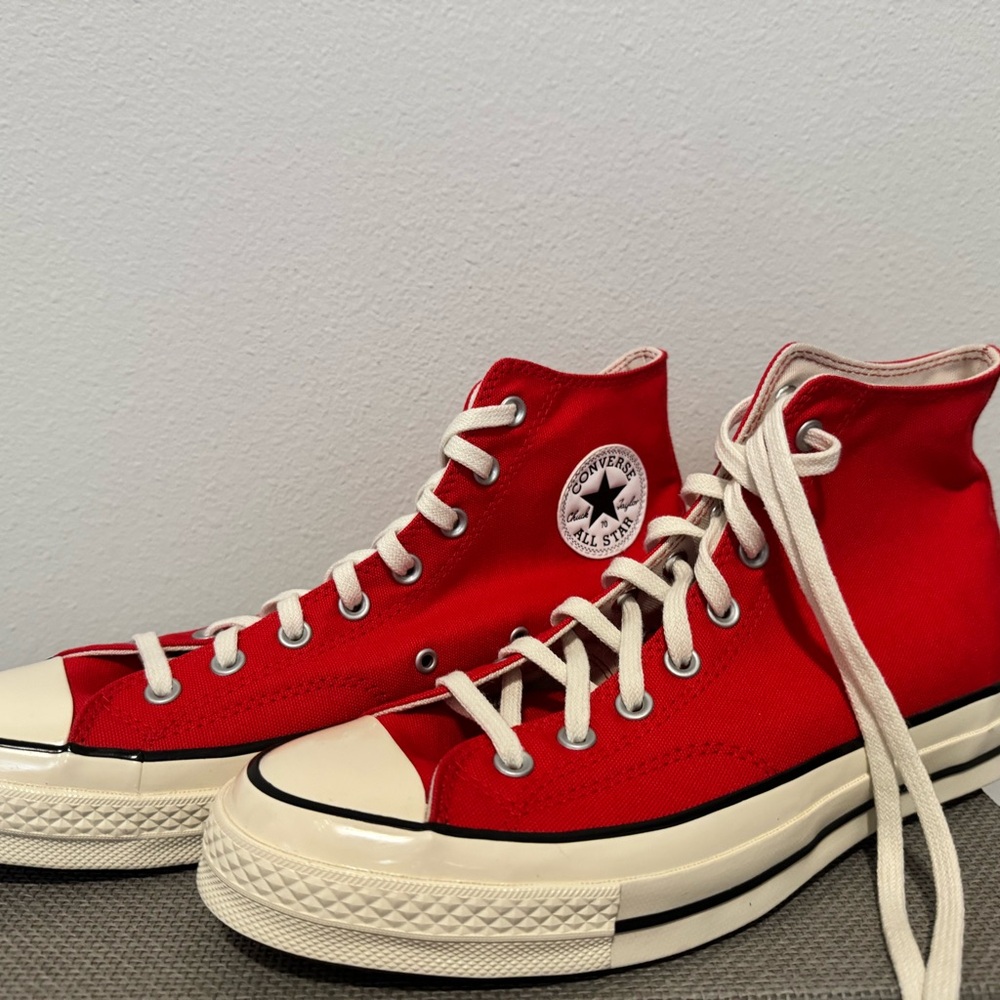 Converse Classic Red Canvas Sneakers